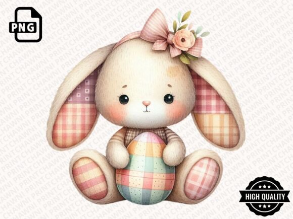 Download Vintage Knitted Plush Easter Baby Animal - Animal Collection