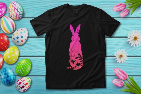 Download Easter Bunny Spring SVG T-shirt Design - Premium Resources