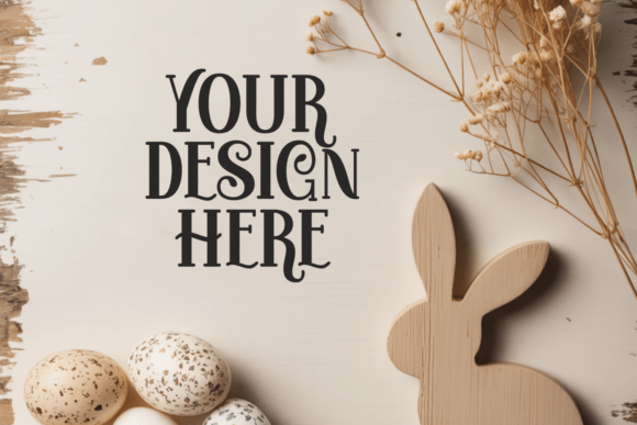 Download Boho Easter Tabletop Backdrop Mockups - Boho easter Collection